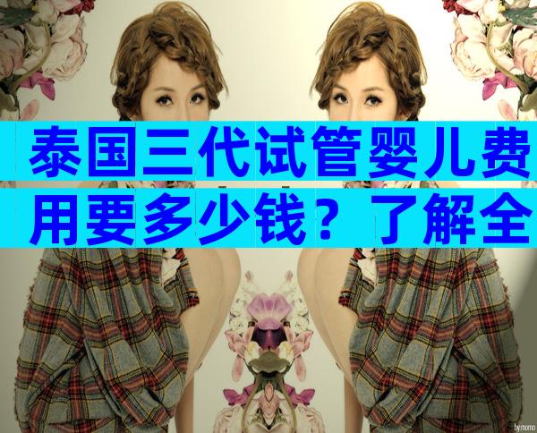 泰国三代试管婴儿费用要多少钱？了解全部费用！