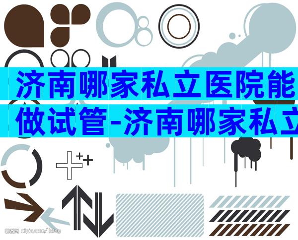 济南哪家私立医院能做试管-济南哪家私立医院做试管婴儿好