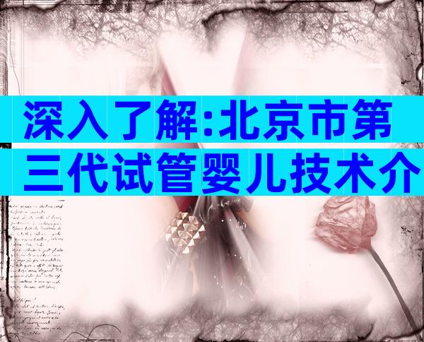 深入了解:北京市第三代试管婴儿技术介绍