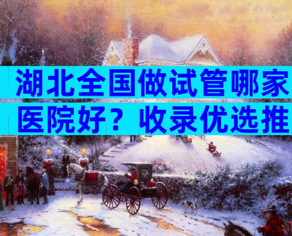 湖北全国做试管哪家医院好？收录优选推荐