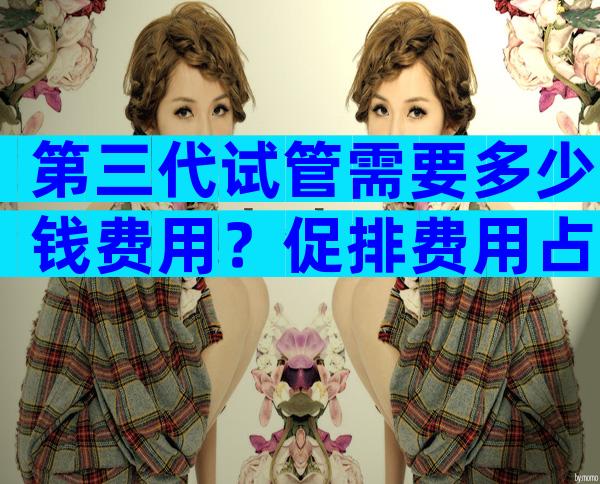 第三代试管需要多少钱费用？促排费用占最大部分