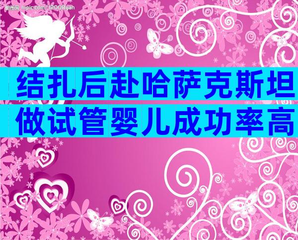结扎后赴哈萨克斯坦做试管婴儿成功率高吗