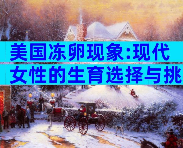 美国冻卵现象:现代女性的生育选择与挑战
