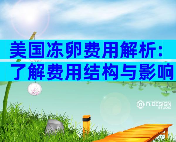 美国冻卵费用解析:了解费用结构与影响因素