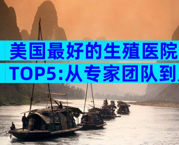 美国最好的生殖医院TOP5:从专家团队到成功案例全解析