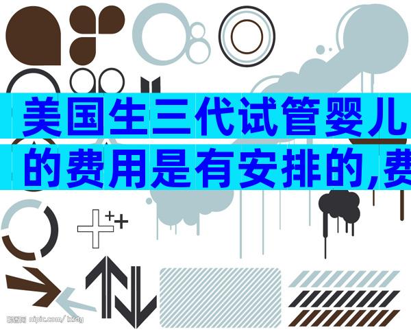 美国生三代试管婴儿的费用是有安排的,费用随试管技术不同而不同