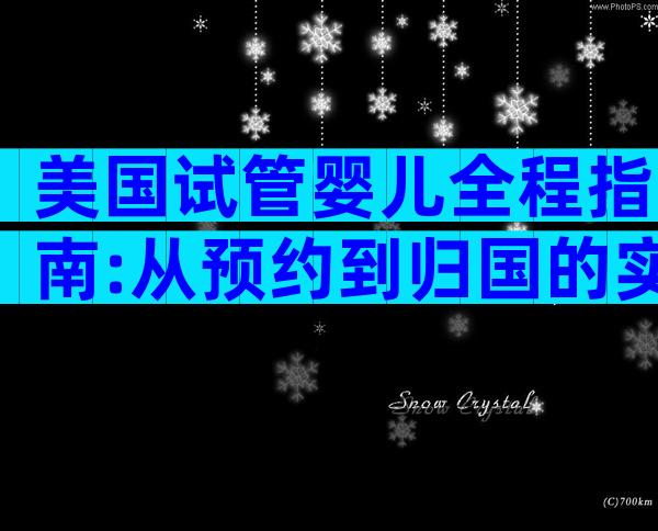 美国试管婴儿全程指南:从预约到归国的实用经验分享