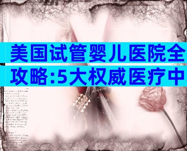 美国试管婴儿医院全攻略:5大权威医疗中心深度对比与费用揭秘