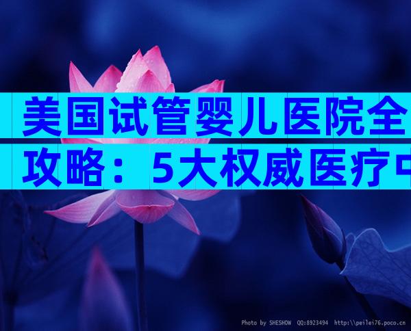 美国试管婴儿医院全攻略：5大权威医疗中心深度对比与费用揭秘