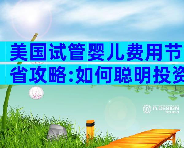 美国试管婴儿费用节省攻略:如何聪明投资,实现圆梦之旅