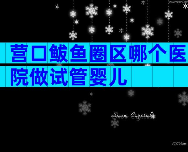 营口鲅鱼圈区哪个医院做试管婴儿