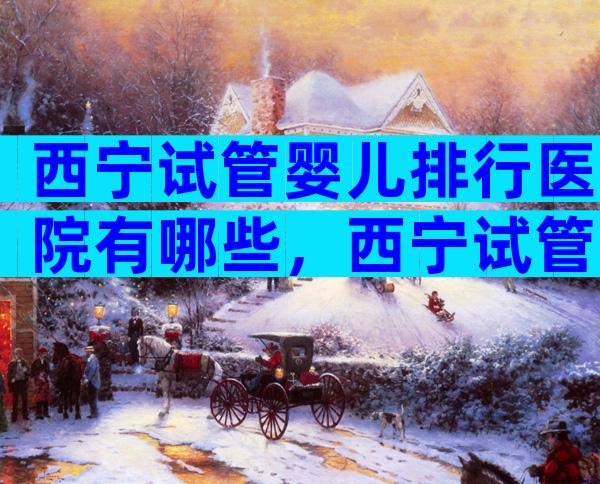 西宁试管婴儿排行医院有哪些，西宁试管婴儿排行医院有哪些地方