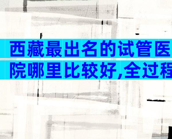 西藏最出名的试管医院哪里比较好,全过程遭罪吗
