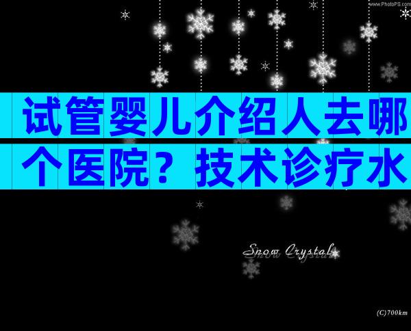 试管婴儿介绍人去哪个医院？技术诊疗水平如何