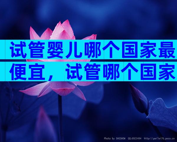 试管婴儿哪个国家最便宜，试管哪个国家好