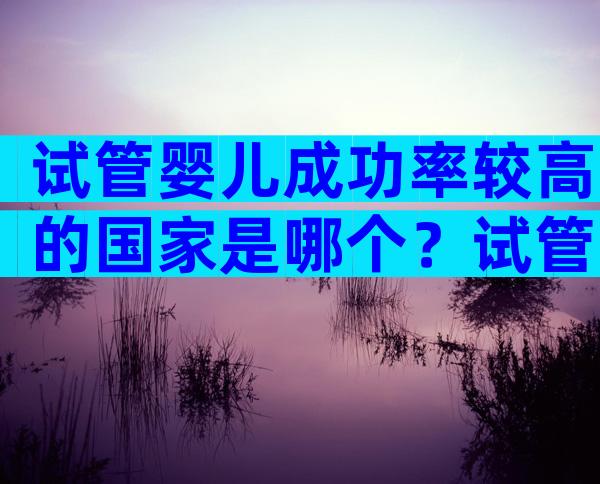 试管婴儿成功率较高的国家是哪个？试管婴儿全球成功率