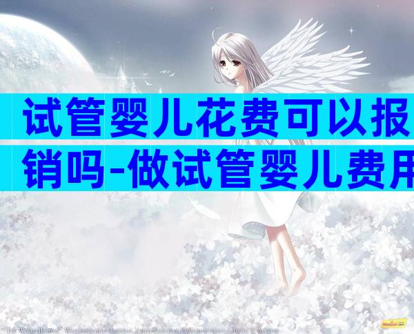 试管婴儿花费可以报销吗-做试管婴儿费用能报销吗