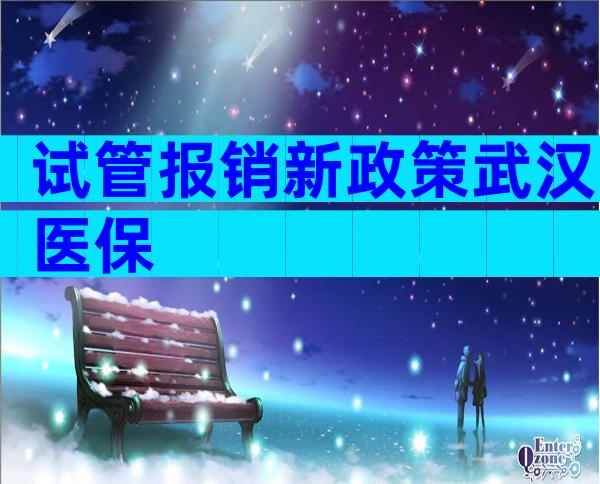 试管报销新政策武汉医保