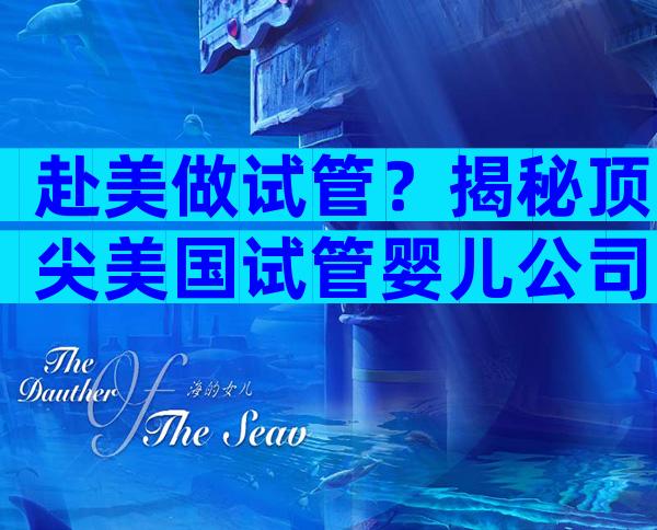 赴美做试管？揭秘顶尖美国试管婴儿公司的费用、成功率与服务特色