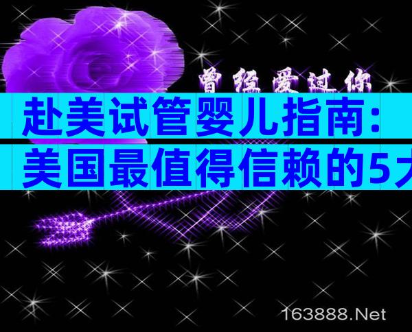 赴美试管婴儿指南:美国最值得信赖的5大医院推荐