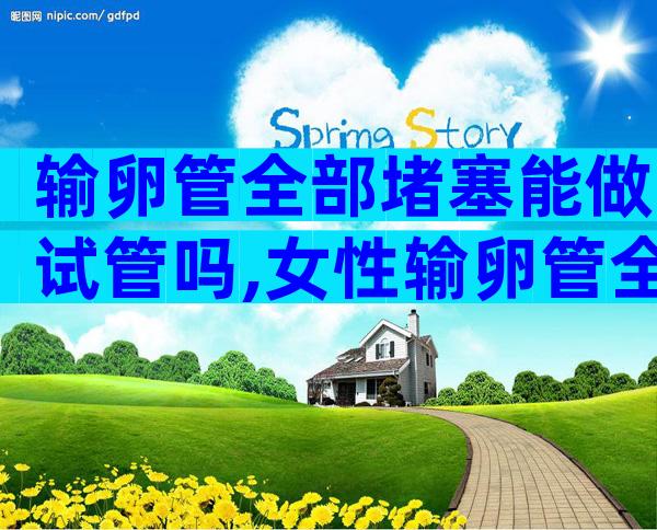 输卵管全部堵塞能做试管吗,女性输卵管全部堵塞能做试管吗