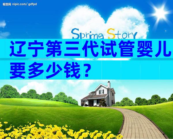 辽宁第三代试管婴儿要多少钱？