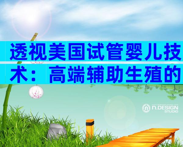 透视美国试管婴儿技术：高端辅助生殖的关键突破