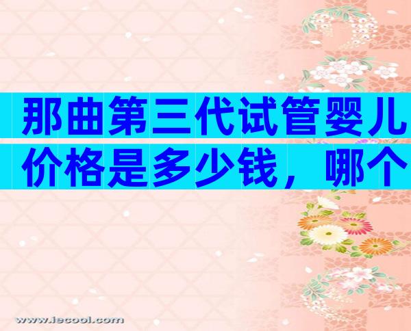 那曲第三代试管婴儿价格是多少钱，哪个医院可以做？