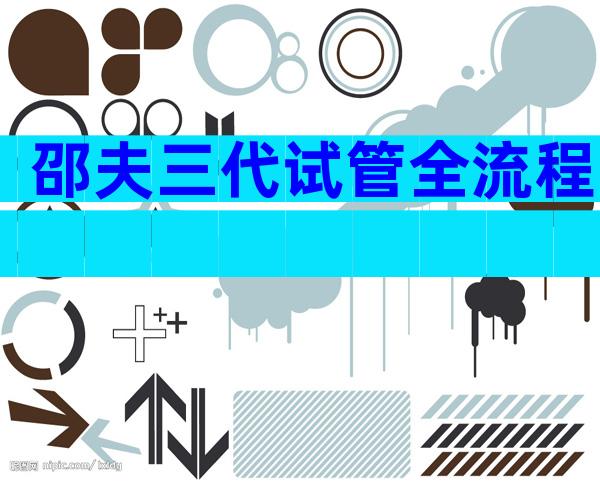 邵夫三代试管全流程