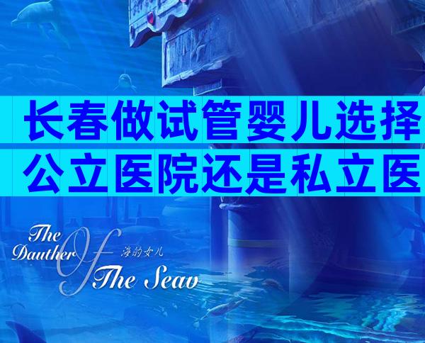 长春做试管婴儿选择公立医院还是私立医院好,附两则区别对比
