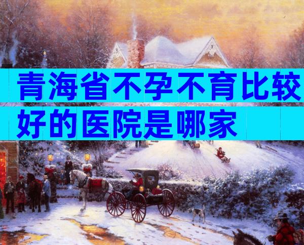 青海省不孕不育比较好的医院是哪家