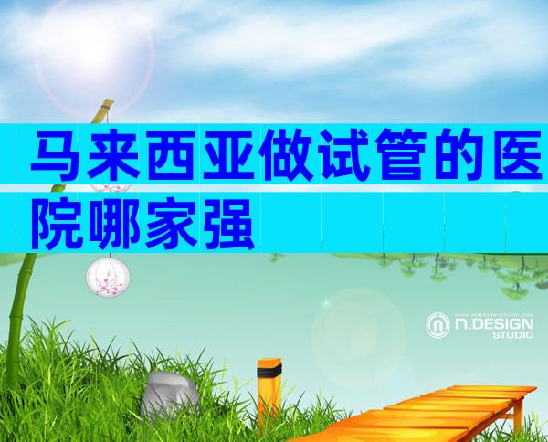 马来西亚做试管的医院哪家强