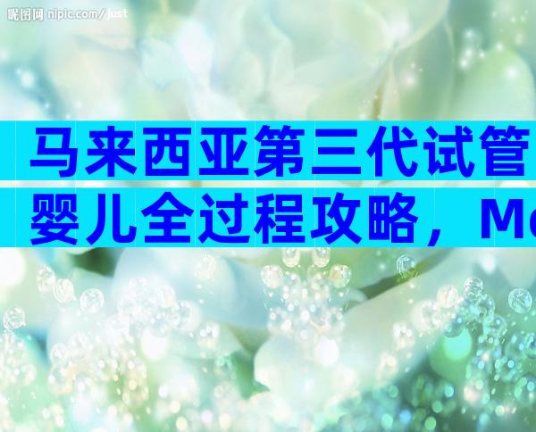 马来西亚第三代试管婴儿全过程攻略，Metro美都试管步骤这么简单！