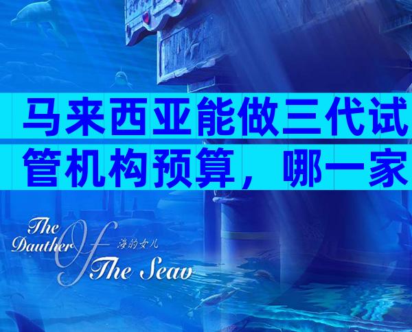 马来西亚能做三代试管机构预算，哪一家比较好？