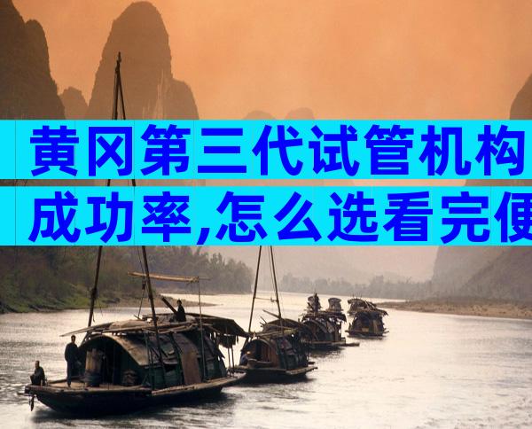 黄冈第三代试管机构成功率,怎么选看完便知