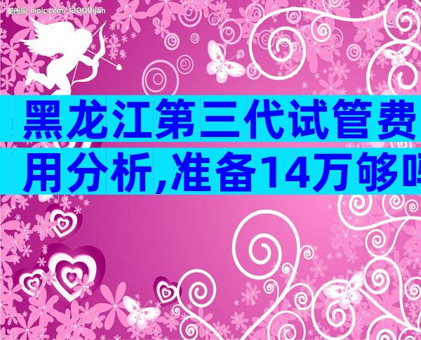 黑龙江第三代试管费用分析,准备14万够吗